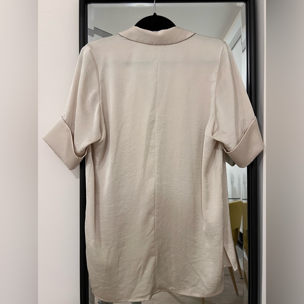 Open Edit Beige Blouse - Picture 3 of 3